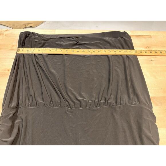 Torrid Black Strapless Body Con Ruched Dress Size 5X Going Out Party Whimsygoth - Picture 5 of 7